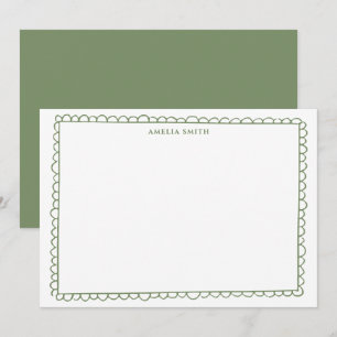whimsical coquette ribbon frame card