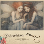 Whimsical Cottagecore Winter Fairies Decoupage Tissue Paper<br><div class="desc">Discover the Magical Winter Fairies Christmas Elegance where the serene beauty of enchanted fairies is captured amidst a whimsical winter backdrop. Perfect for the holiday season, this exclusive series blends the festive charm of Christmas with the delicate art of decoupage, inviting you to transform your gifts into masterpieces. Each design...</div>