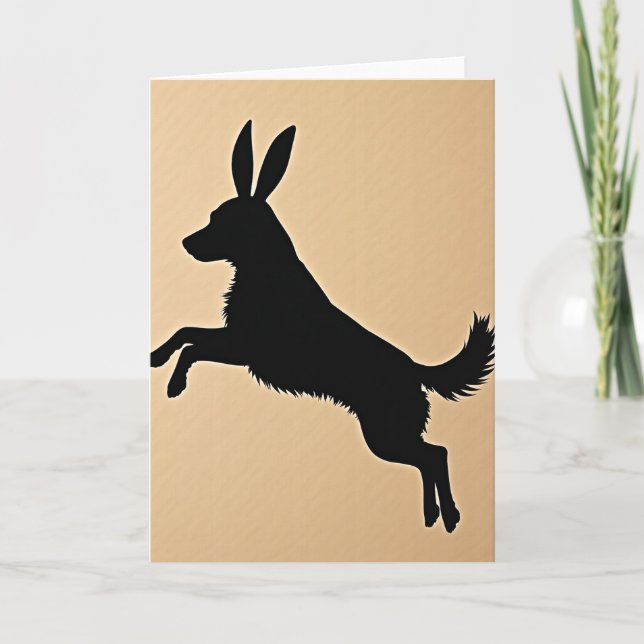 Whimsical Creature Jump Card (Front)