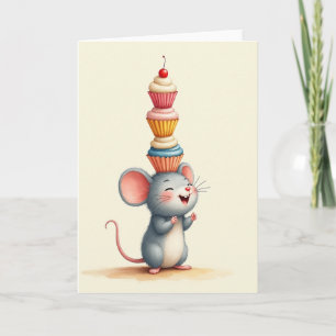 Whimsical Critter Birthday Card