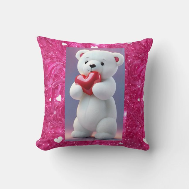 "Whimsical Cuddle Companion Pillow" Cushion (Front)