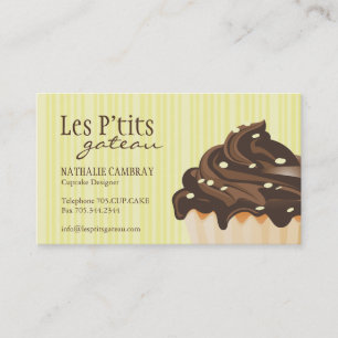 Whimsical Cupcake Business Cards