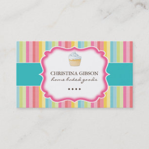 Whimsical Cupcake Business Cards