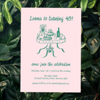 Whimsical Cute Buffet Picnic Custom Birthday Party