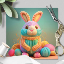 Whimsical Cute Bunny Easter