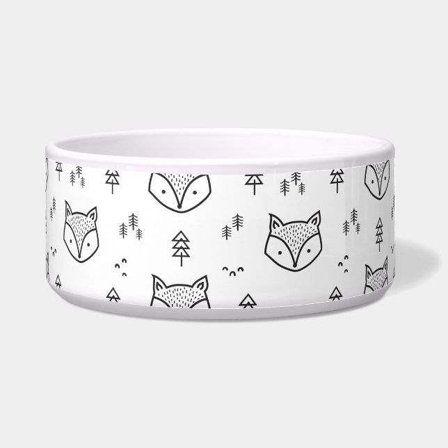 Whimsical Cute Fox in White Background (Front)