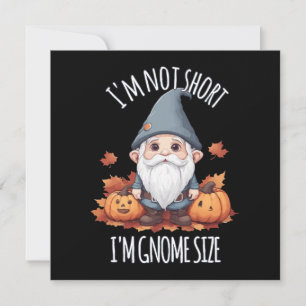 Whimsical Cute Gnome in Autumn