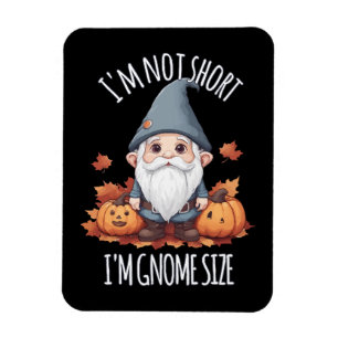 Whimsical Cute Gnome in Autumn Magnet