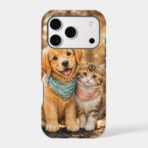Whimsical Cute Pet Nature illustration iPad