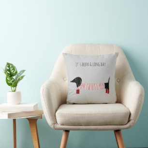 Whimsical Dachshund Cushion