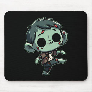 Whimsical Dancing Zombie - Halloween Undead Mouse Pad