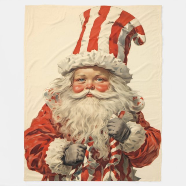 Whimsical December Christmas Blanket  (Front)