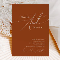 Whimsical Desert | Terracotta Casual Wedding