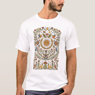 whimsical designs bohemian happy new year 2027 T-Shirt
