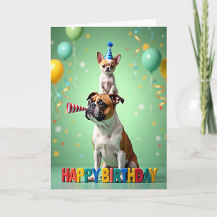 Whimsical Dog Birthday Card