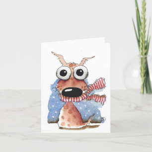 Whimsical Dog Christmas Card