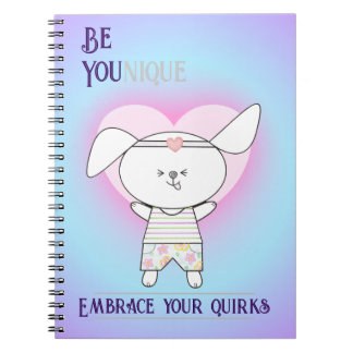 Whimsical Dog Daily Affirmation  Notebook