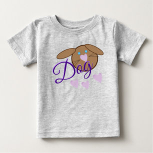 Whimsical dog design baby T-Shirt