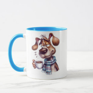 Whimsical dog mug