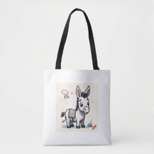 "Whimsical Donkey Design Bag – Unique & Playful St