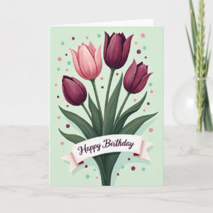 Whimsical Dot Birthday Card