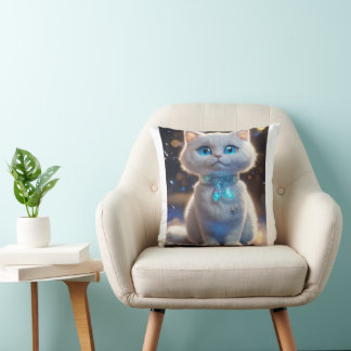 Whimsical Dragon Watercolor Pillow