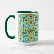 Whimsical Dragonflies Big Mug