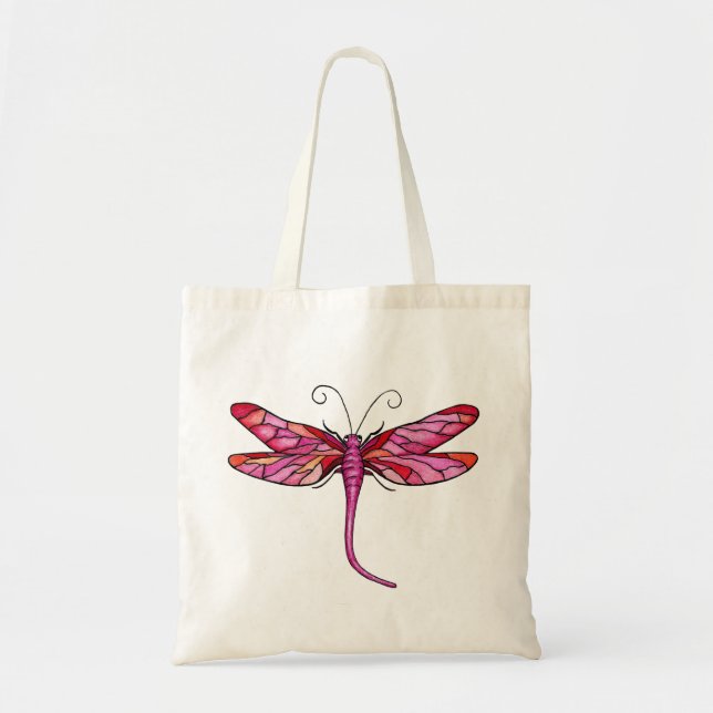 Whimsical Dragonflies Tote Bag (Front)