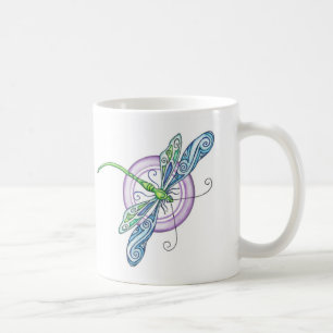 Whimsical Dragonfly Coffee Mug