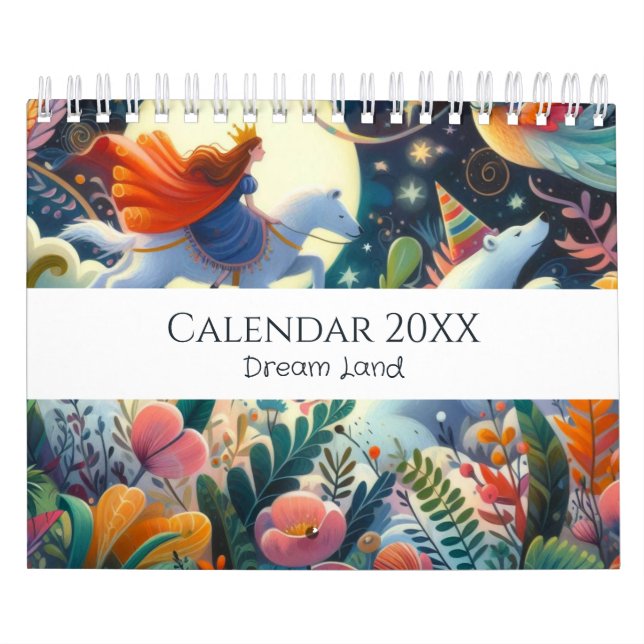 Whimsical Dream Land Calendar (Cover)