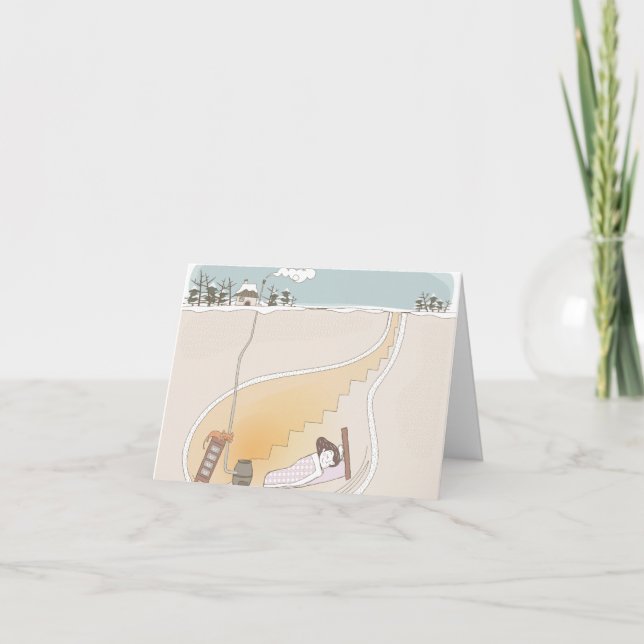 Whimsical Dreamscapes Quote 10 Greeting Card (Front)