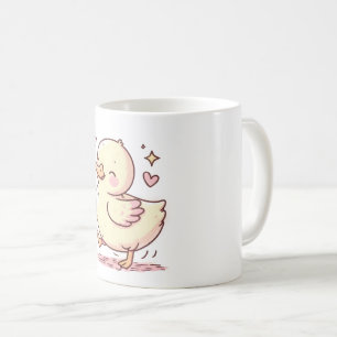 Whimsical Duck with Playful Charm Coffee Mug