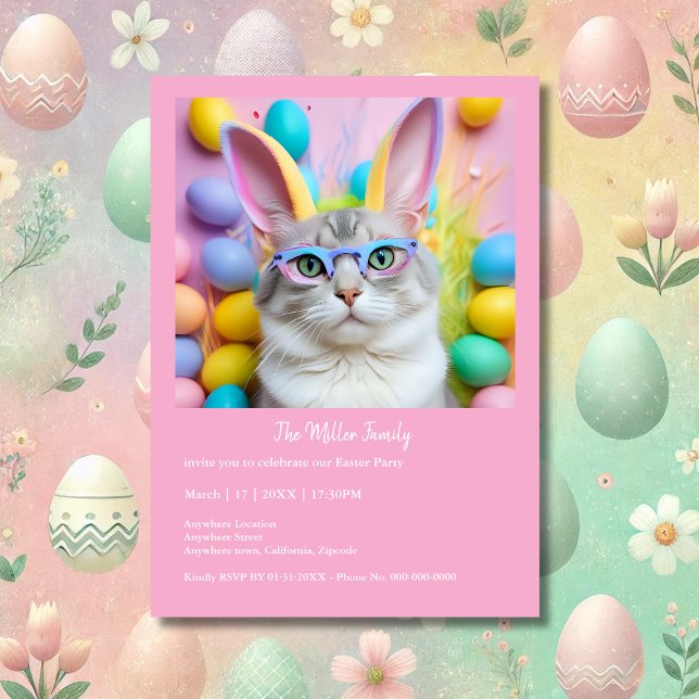 Whimsical Easter Cat with Bunny Ears (Creator Uploaded)