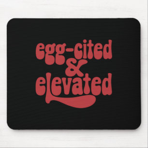 Whimsical Egg-cited And Elevated Easter Fun Joke Mouse Pad