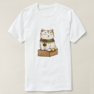 Whimsical Egyptian Cat God Bastet  T-Shirt