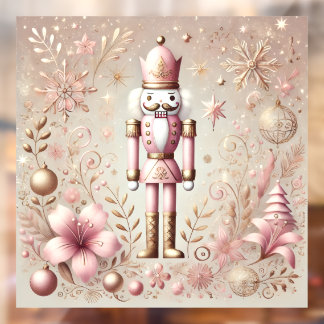 Whimsical Elegant Pink and Gold Pastel Nutcracker