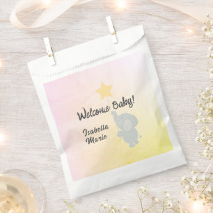 Whimsical Elephant Welcome Baby Favour Bag