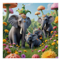 Whimsical Elephants