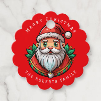 Whimsical Elf Holiday Party Favour Tags