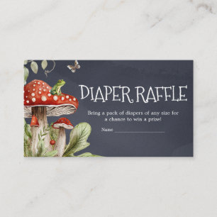 Whimsical Enchanted Forest Diaper Raffle Enclosure Card