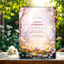 Whimsical Enchanted Forest Easter Birthday Party
