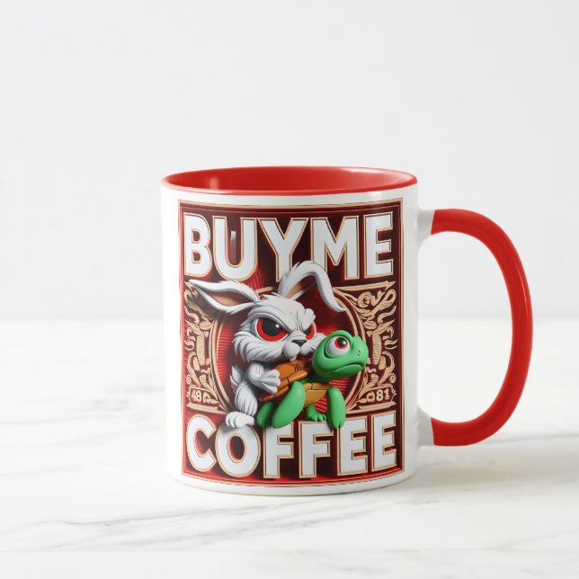 Whimsical Encounter: Buy Me A Coffee Mug (Right)