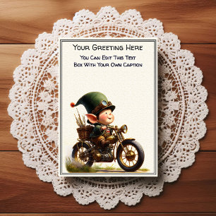 Whimsical Everyday Sentiment Steampunk Art   Postcard