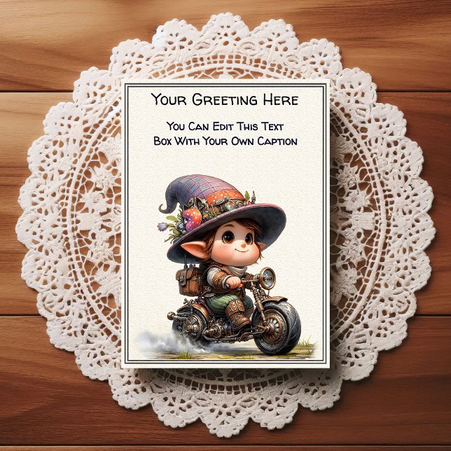 Whimsical Everyday Sentiment Steampunk Art   Postcard (Creator Uploaded)