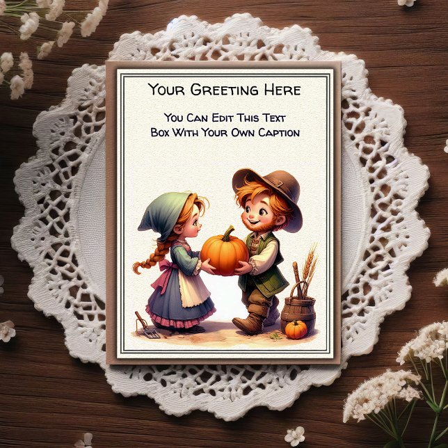 Whimsical Everyday Sentiment Storybook Art   Postcard (Creator Uploaded)