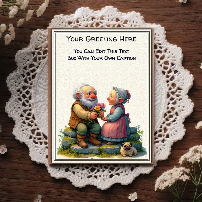 Whimsical Everyday Sentiment Storybook Art   Postcard (Creator Uploaded)