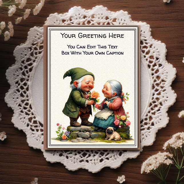 Whimsical Everyday Sentiment Storybook Art   Postcard (Creator Uploaded)