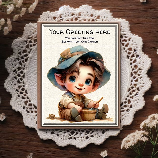 Whimsical Everyday Sentiment Storybook Art   Postcard (Creator Uploaded)