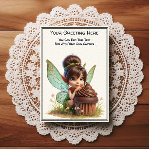 Whimsical Everyday Sentiment Storybook Fairy Postcard