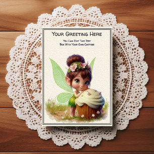 Whimsical Everyday Sentiment Storybook Fairy Postcard